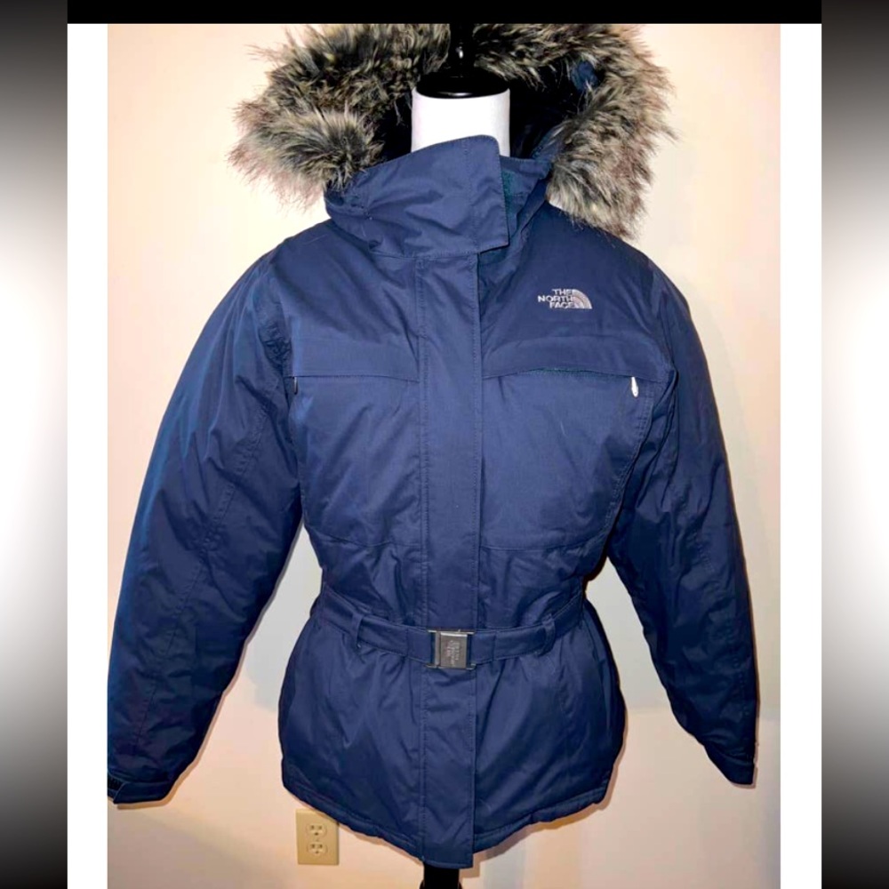 North Face High Vent winter belted jacket coat size M